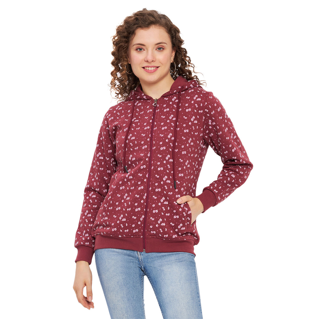 Duke Urban Women Full Sleeve Hooded Sweatshirt (LFX747)