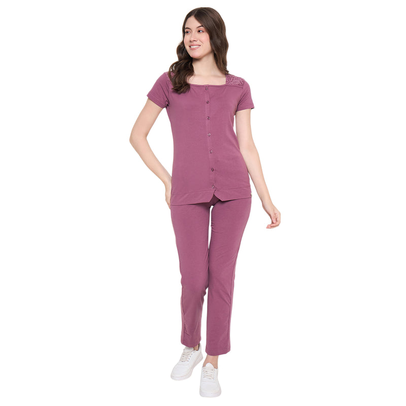 Duke Urban Women Half Sleeve Top & Lower Set  (LFX7816)