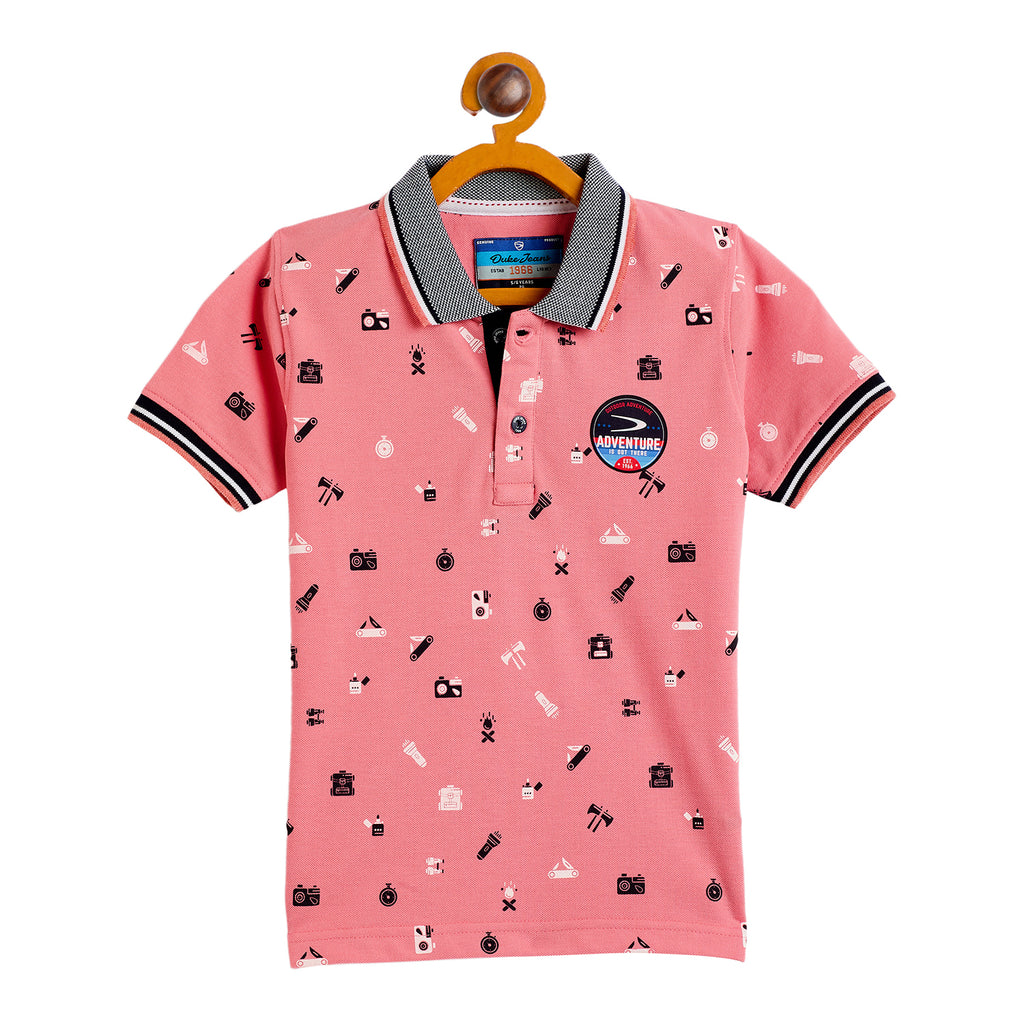 Duke Urban Boys Half Sleeve Cotton T-shirt (LF710)