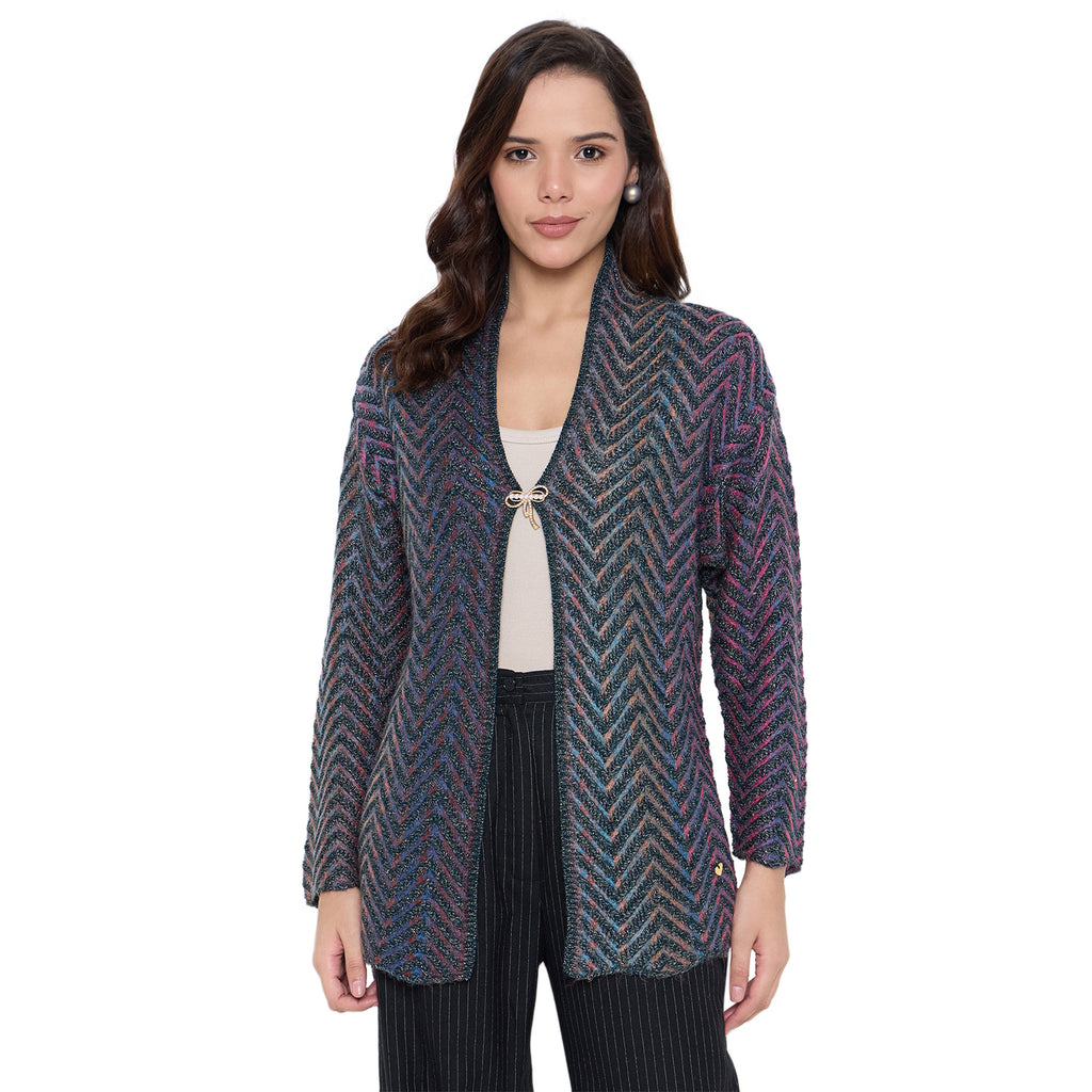 Duke Urban Women Full Sleeve Shrug (SDS1376)