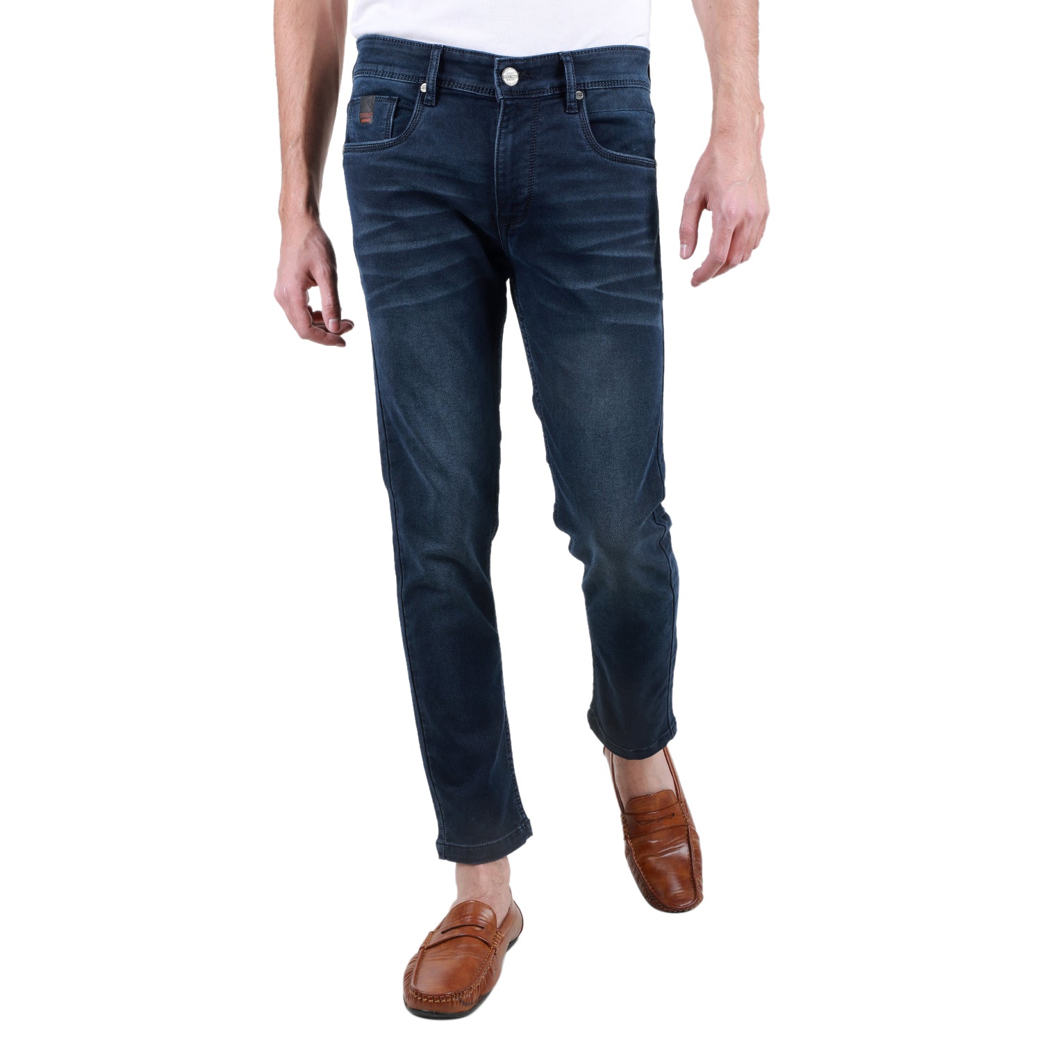 学*生様 Duke House & Co. ストレートデニム W36 L34 Duke Urban Men Stretchable Ankle Length Slim Fit Jeans (SDD5465)