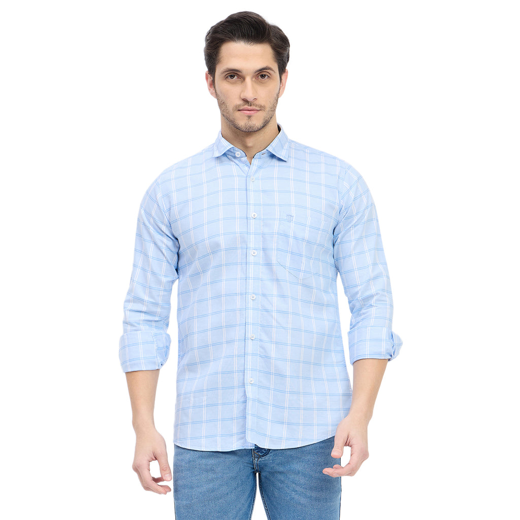 Duke Urban Men Full Sleeve Cotton Shirt (SDO8CKAC)