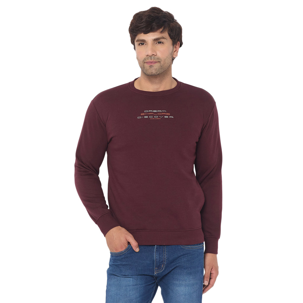 Duke Urban Men Solid Sweatshirt (LF6451)