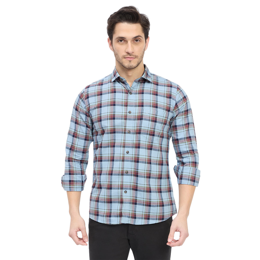 Duke Urban Men Full Sleeve Cotton Shirt (SDO8CKAN)