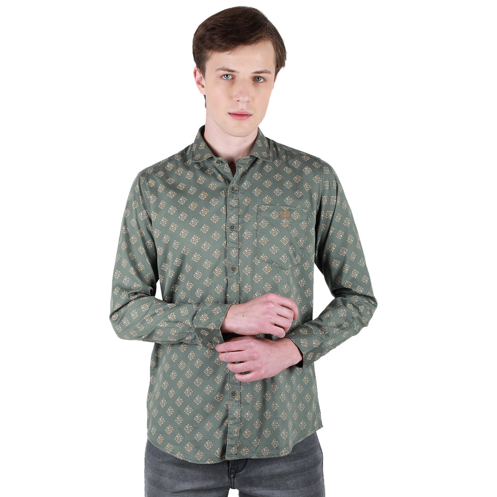 Duke Urban Men Full Sleeve Cotton Shirt (SDO3PRTB)