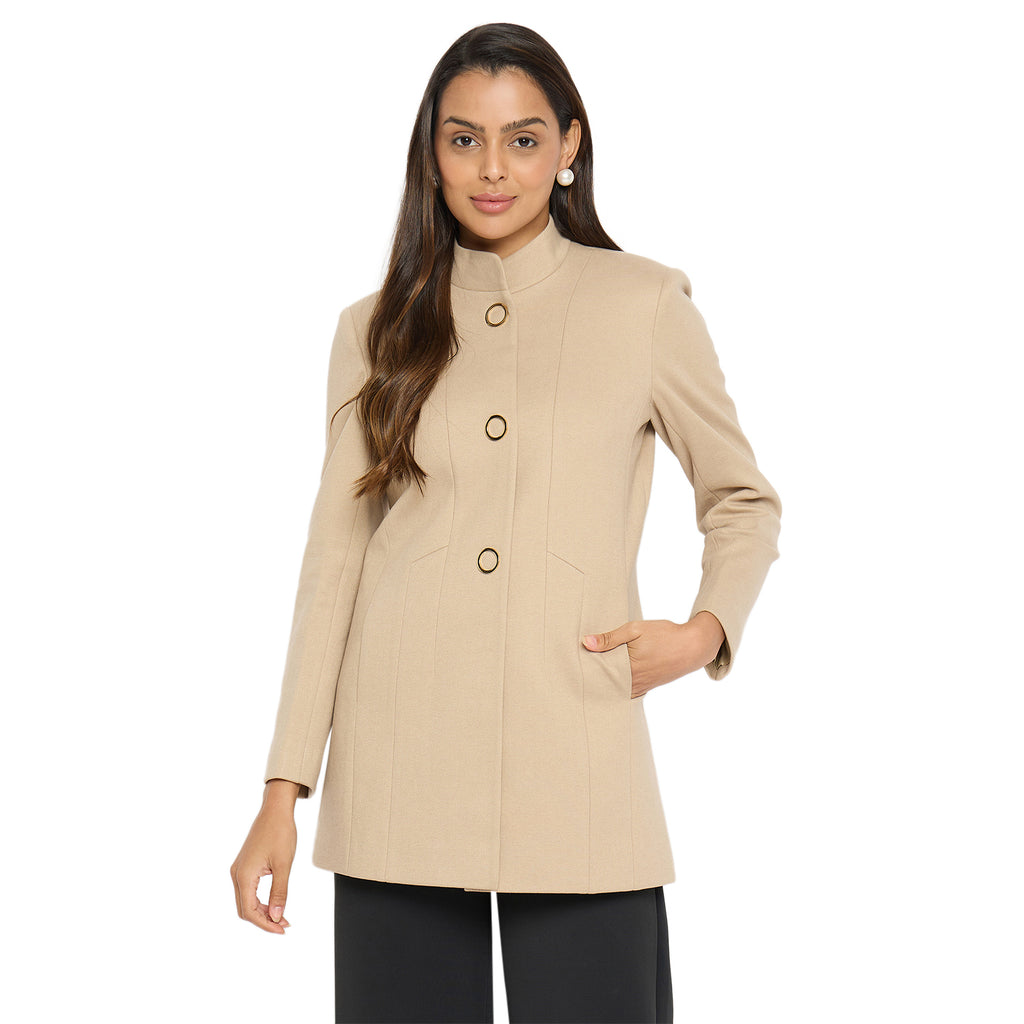 Duke Urban Women Full Sleeve Long Coat (SDZ4107)
