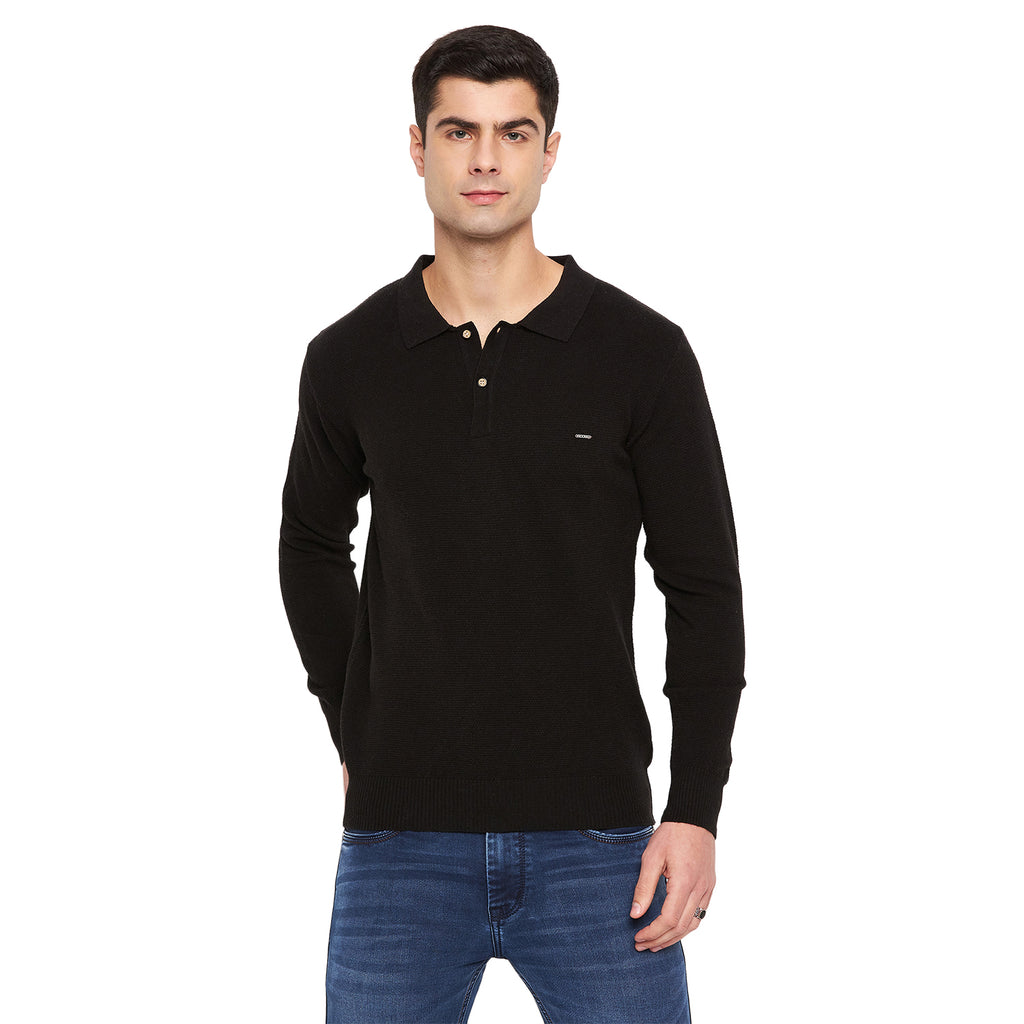 Duke Urban Men Collared Neck Full Sleeve Sweater (SDS711)