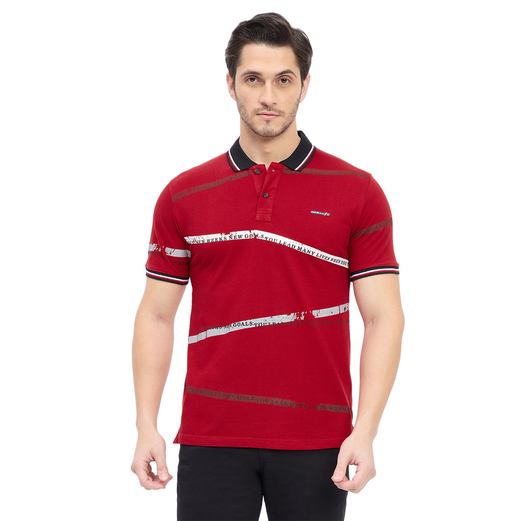 Duke Urban Men Half Sleeve Cotton T-shirt (LF7149)