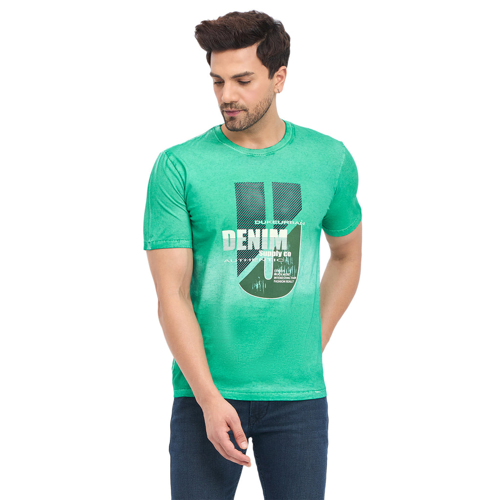 Duke Urban Men Half Sleeve Cotton T-shirt (LF7241)