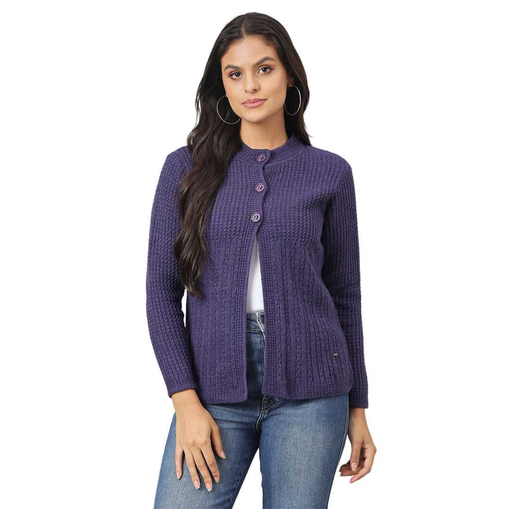 Duke Urban Women Front Open Regular Sweater (SDS1341)