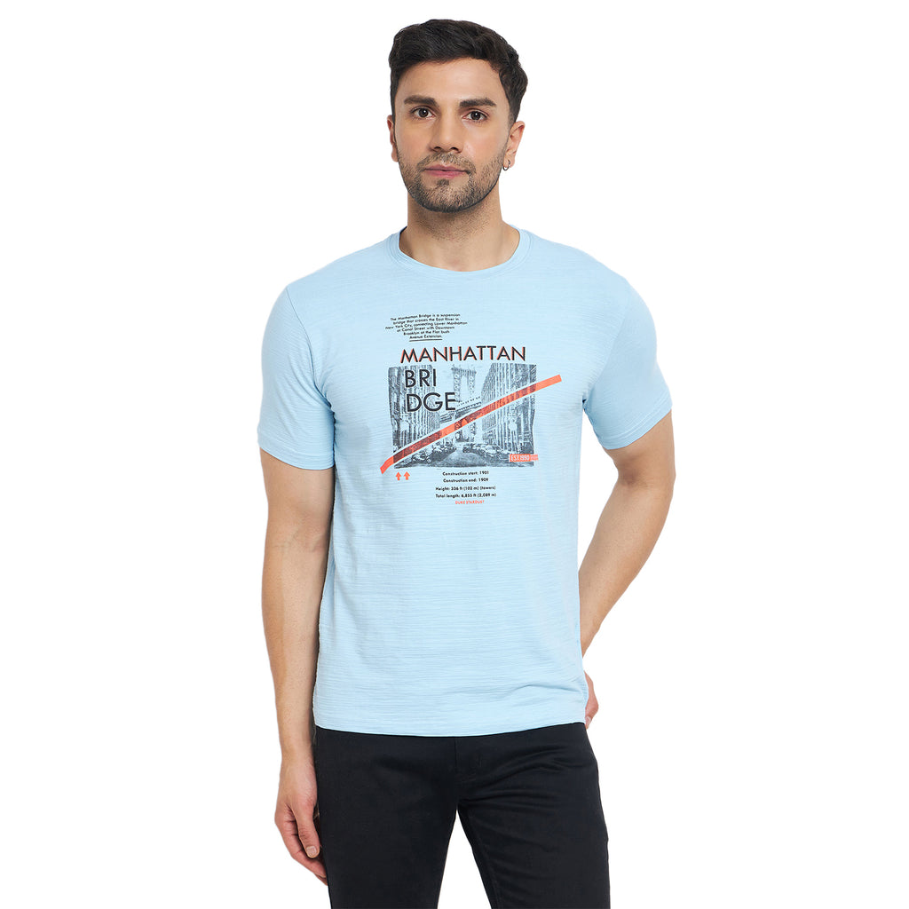 Duke Urban Men Half Sleeve Cotton T-shirt (MLF7087)