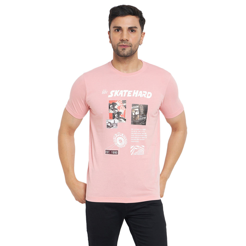 Duke Urban Men Half Sleeve Cotton T-Shirt (LF7056)