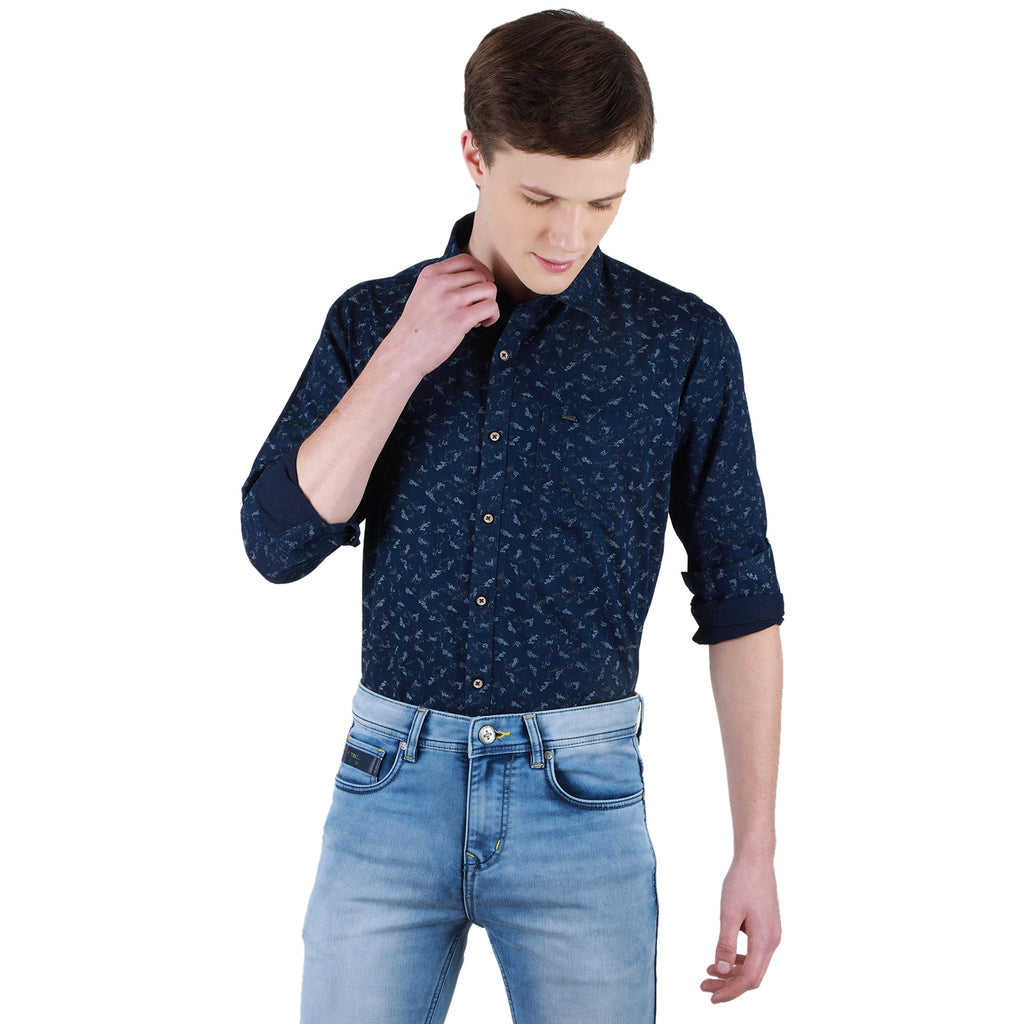 Duke Urban Men Full Sleeve Cotton Shirt (SD7PRIBQ)