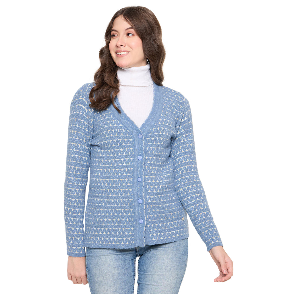 Duke Urban Women Full Sleeve Front Open Sweater (SDS1310)