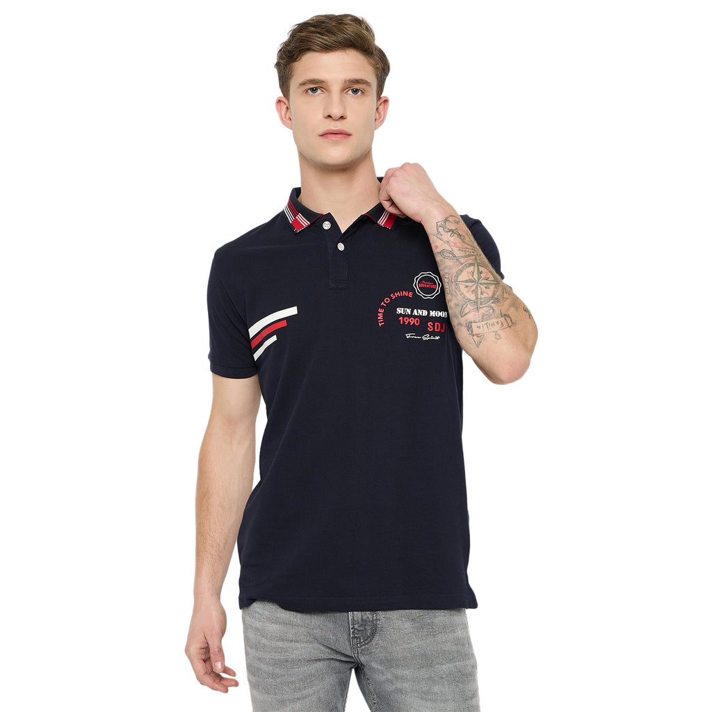 Duke Urban Men Half Sleeve Cotton T-shirt (LF5896)