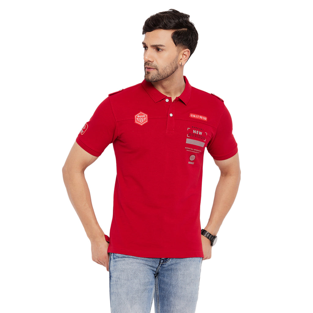 Duke Urban Men Half Sleeve Cotton T-shirt (MLF5787)