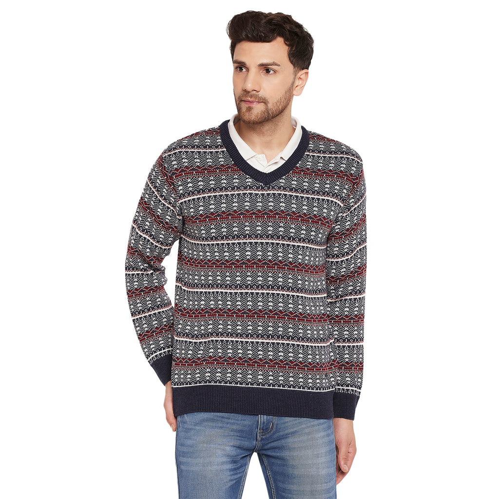 Duke Urban Men Full Sleeve V Neck Sweater (SDS2138)