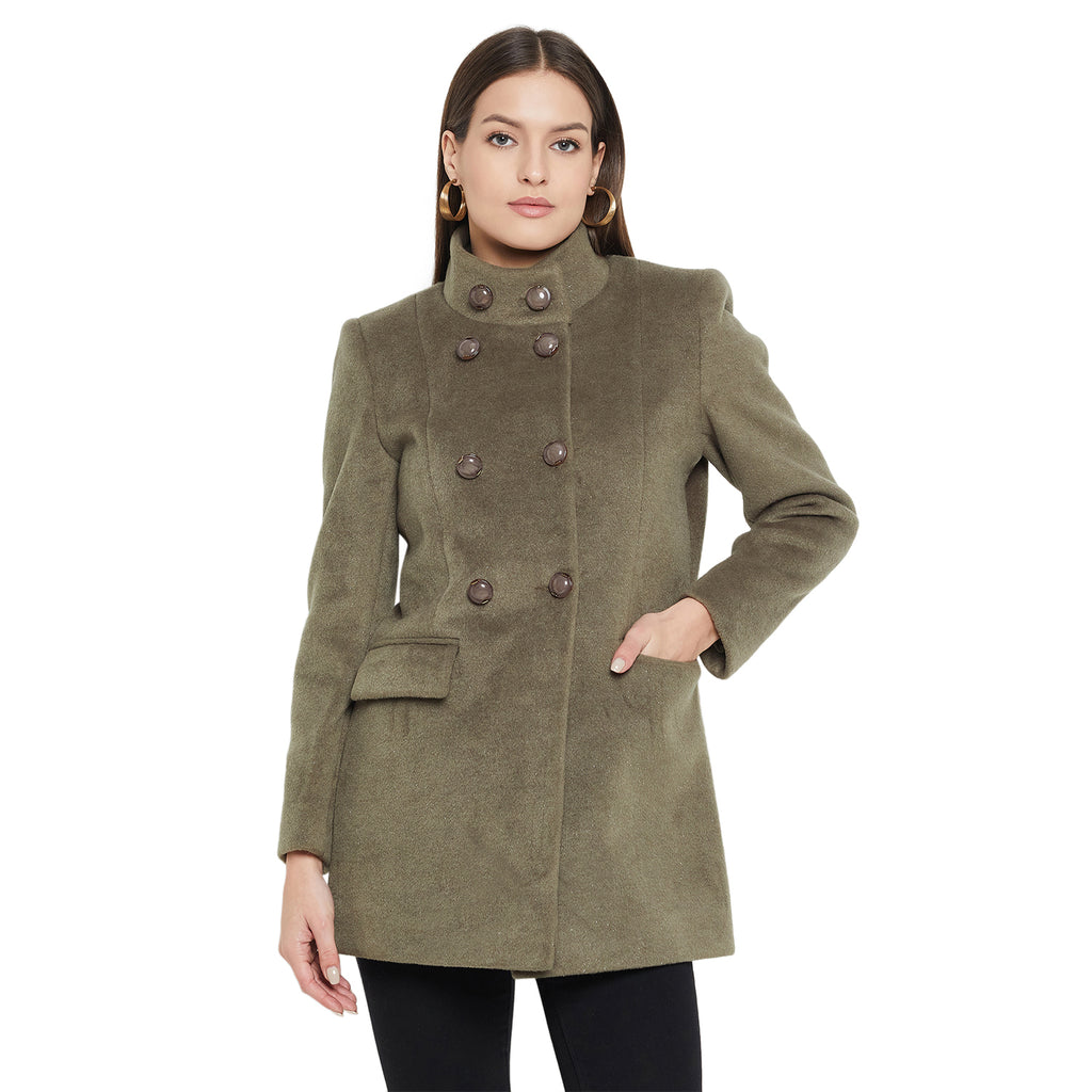Duke Urban Women Full Sleeve Long Coat (SDZ4105)