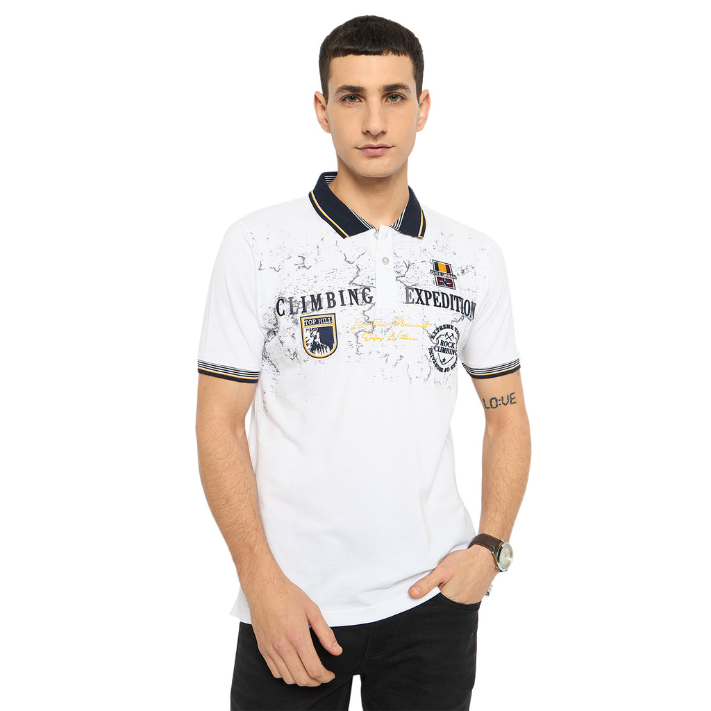 Duke Urban Men Half Sleeve Cotton Tshirt (LF7229)