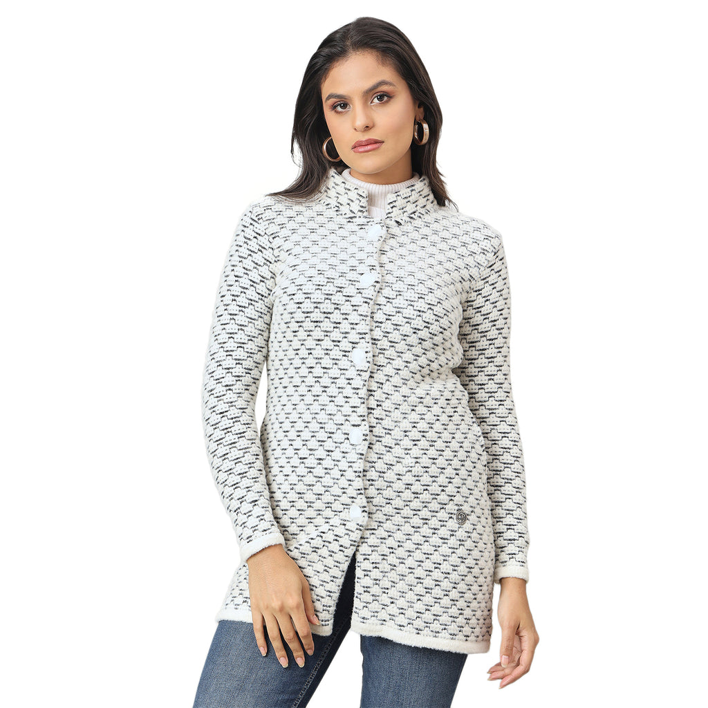 Duke Urban Women Long Coat Shortstyle Sweater (SDS1336)