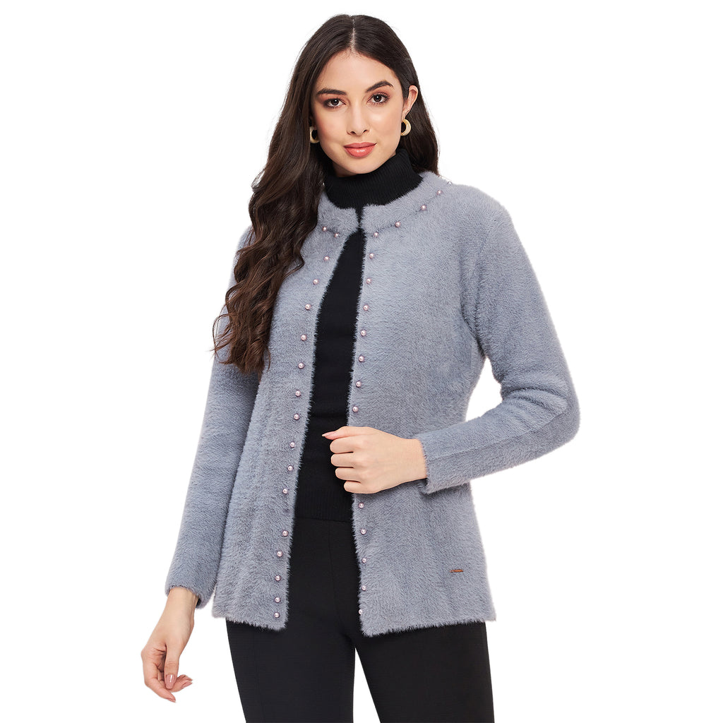 Duke Urban Women Full Sleeve Solid Shrug (LQS9791)