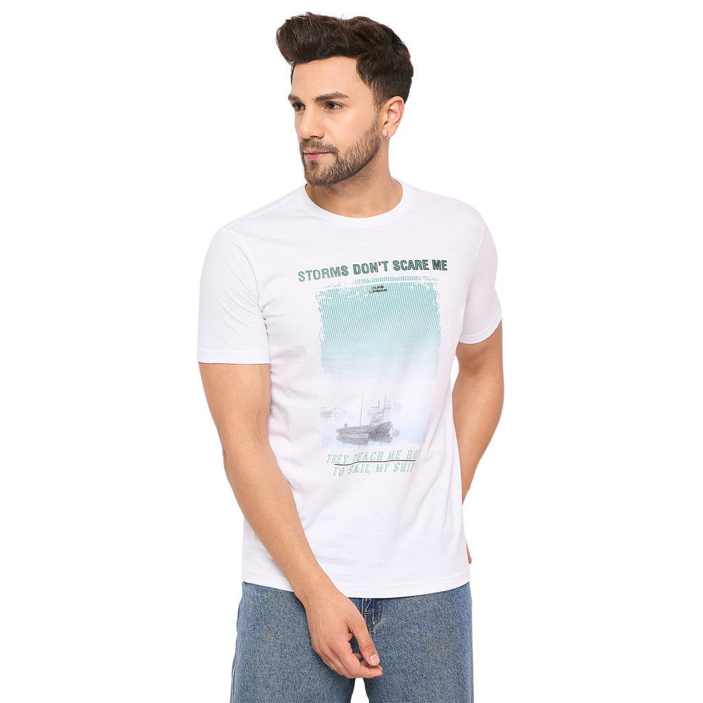 Duke Urban Men Half Sleeve Cotton T-shirt (LF7284)