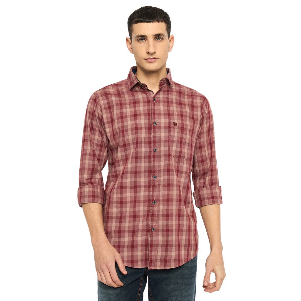 Duke Urban Men Full Sleeve Cotton Shirt (SDO5CKAQ)