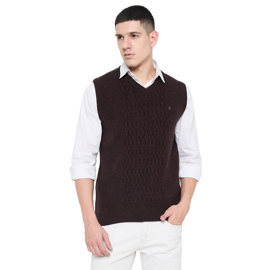 Duke Urban Men Sleeveless V Neck Sweater (SDS2234)