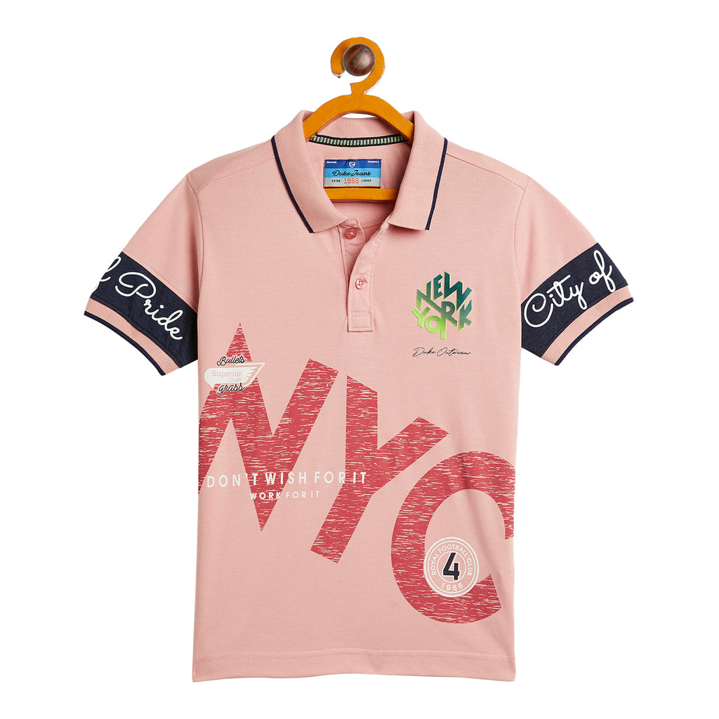 Duke Urban Boys Half Sleeve Cotton T-shirt (LF679)