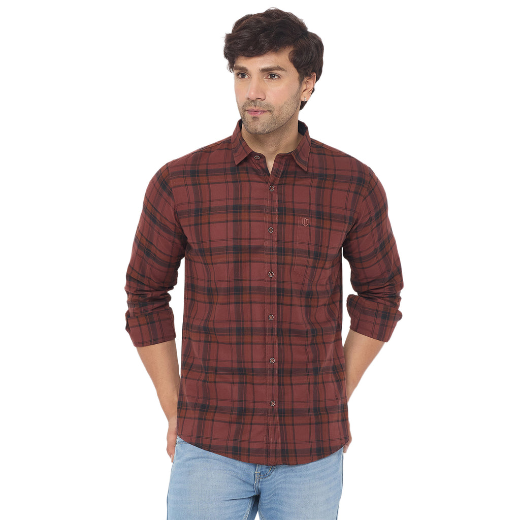 Duke Urban Men Full Sleeve Cotton Shirt (SDO7CKF)