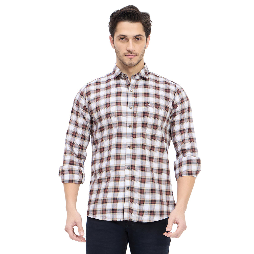 Duke Urban Men Full Sleeve Cotton Shirt (SDO8CKAS)
