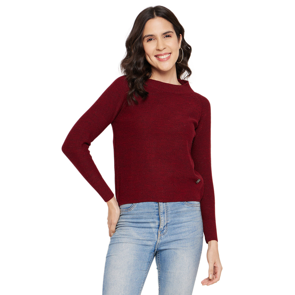 Duke Urban Women Full Sleeve Crop Pullover (SDS1235)