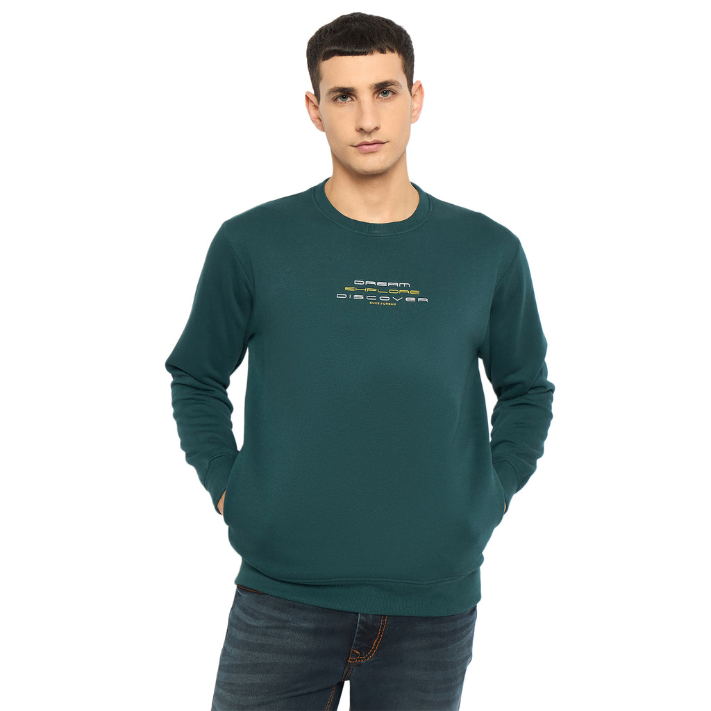 Duke Urban Men Solid Sweatshirt (LF6451)