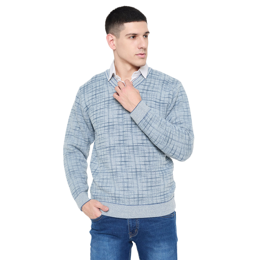Duke Urban Men Full Sleeve V Neck Sweater (SDS2233)