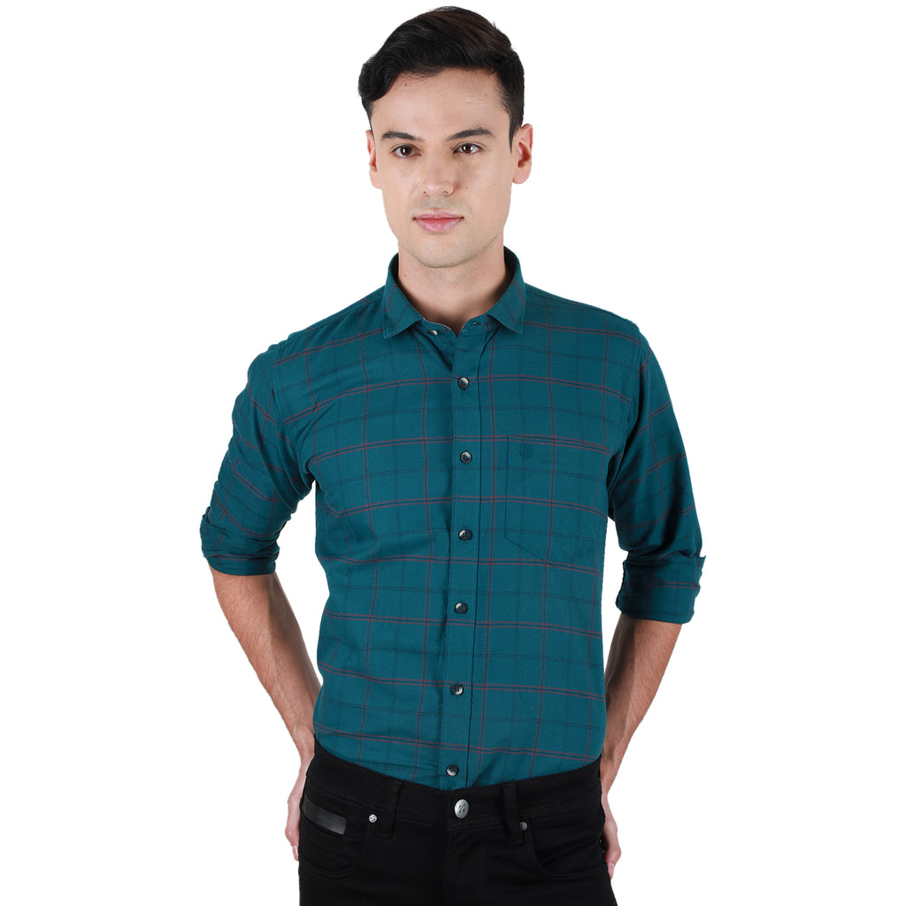 Duke Urban Men Full Sleeve Cotton Shirt (SDO8CKOC)