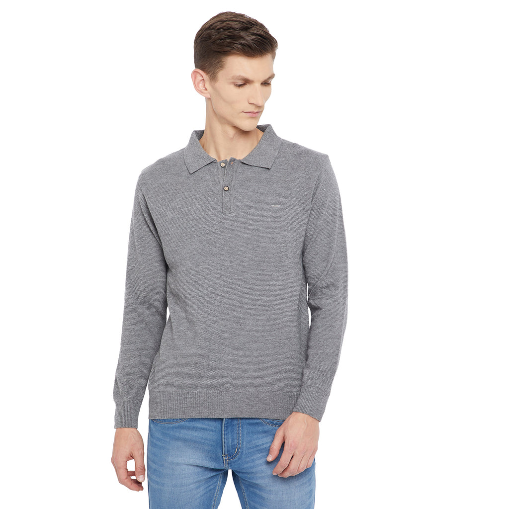 Duke Urban Men Collared Neck Full Sleeve Sweater (SDS711)