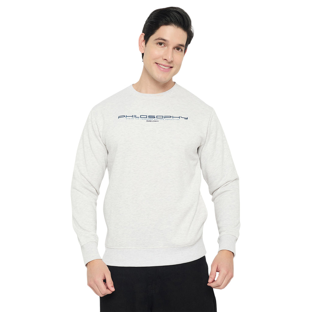 Duke Urban Men Solid Sweatshirt (LF6451)