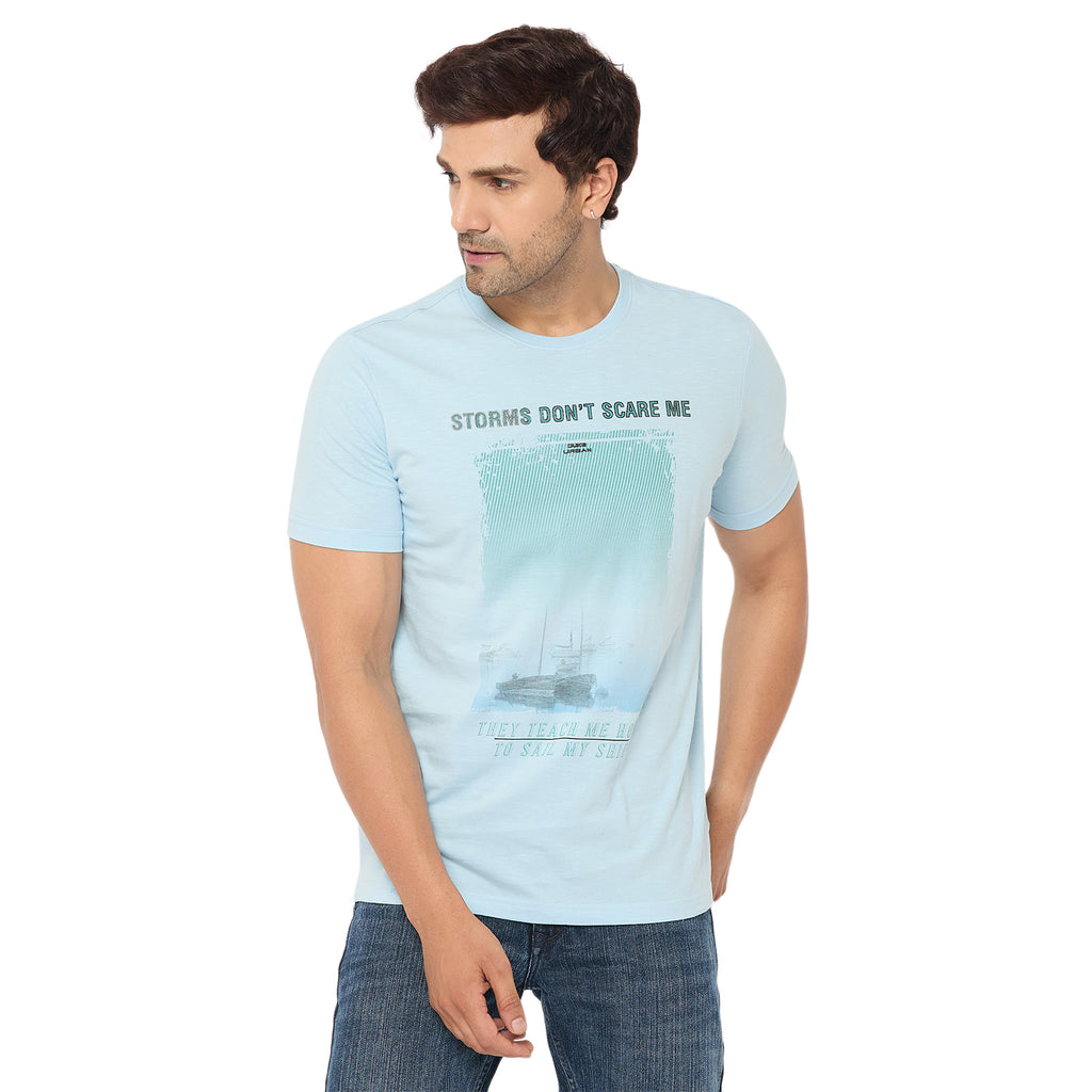 Duke Urban Men Half Sleeve Cotton T-shirt (LF7284)