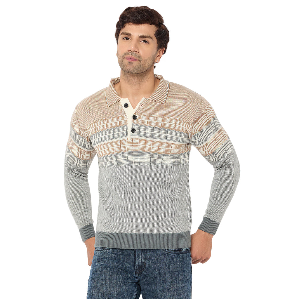 Duke Urban Men Collared Neck Sweater (SDS2231)