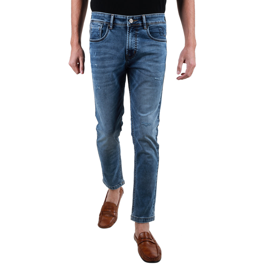 Duke Urban Men Stretchable Ankle Length Slim Fit Jeans (SDD5460)