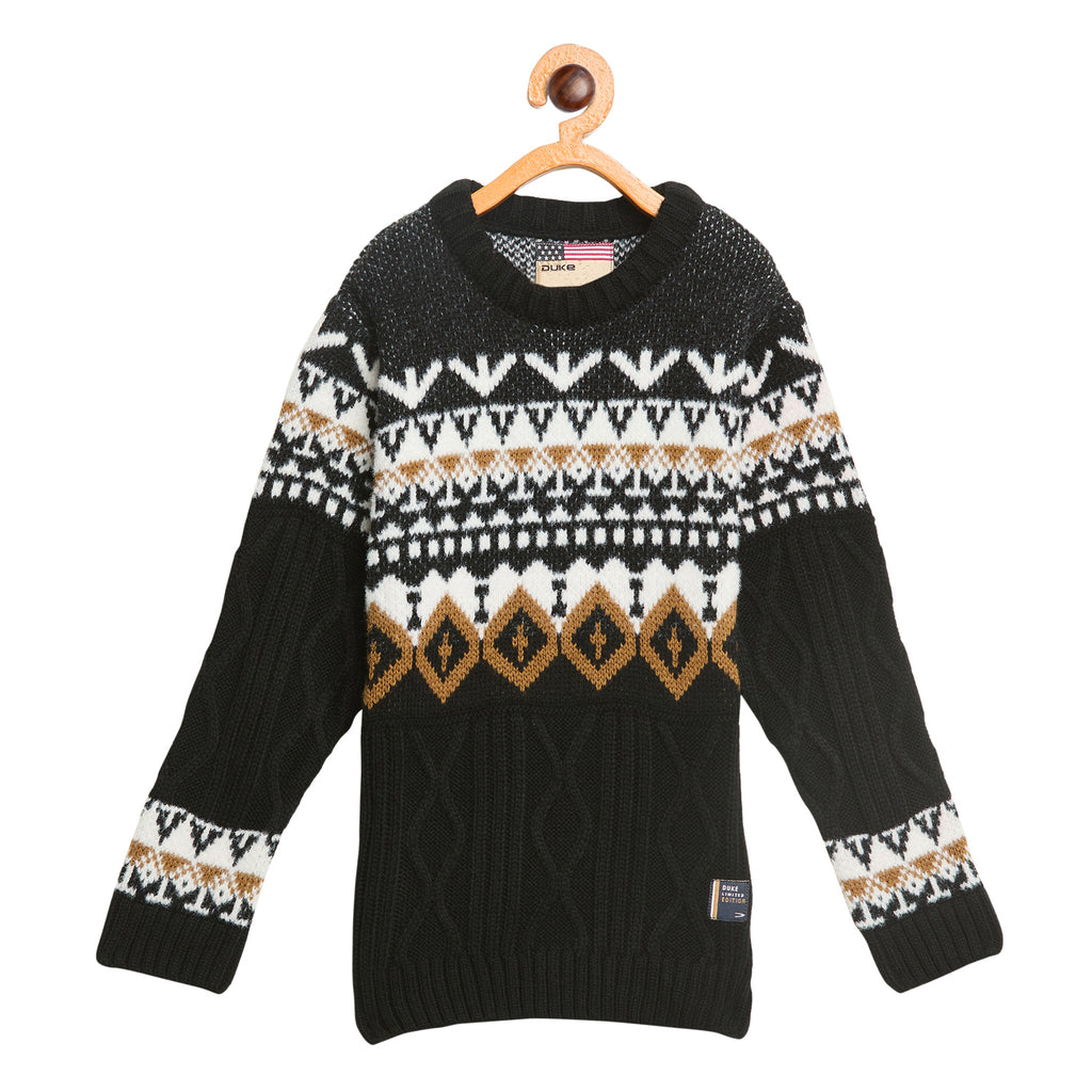 Duke Urban Boys Full Sleeve Round Neck Sweater (SDS3614)
