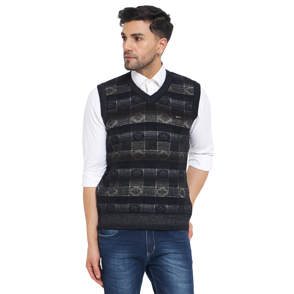 Duke Urban Men Sleeveless V Neck Sweater (SDS2163)