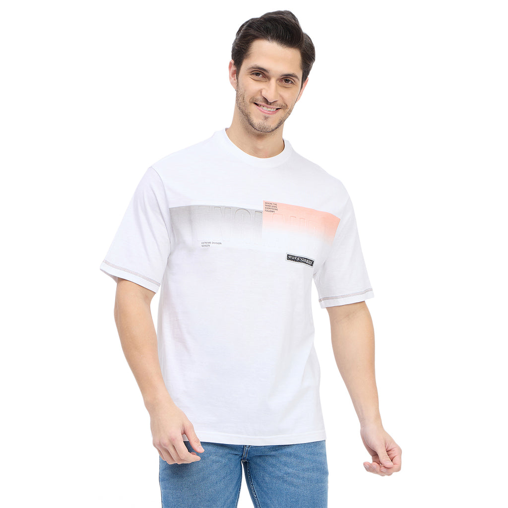 Duke Urban Men Half Sleeve Cotton T-shirt (LF7235)