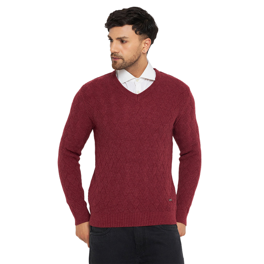 Duke Urban Men Full Sleeve V-Neck Sweater (SDS2047)