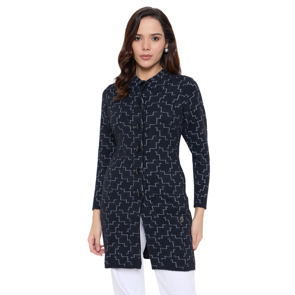 Duke Urban Women Full Sleeve Long Coat Type Sweater (SDS1312)