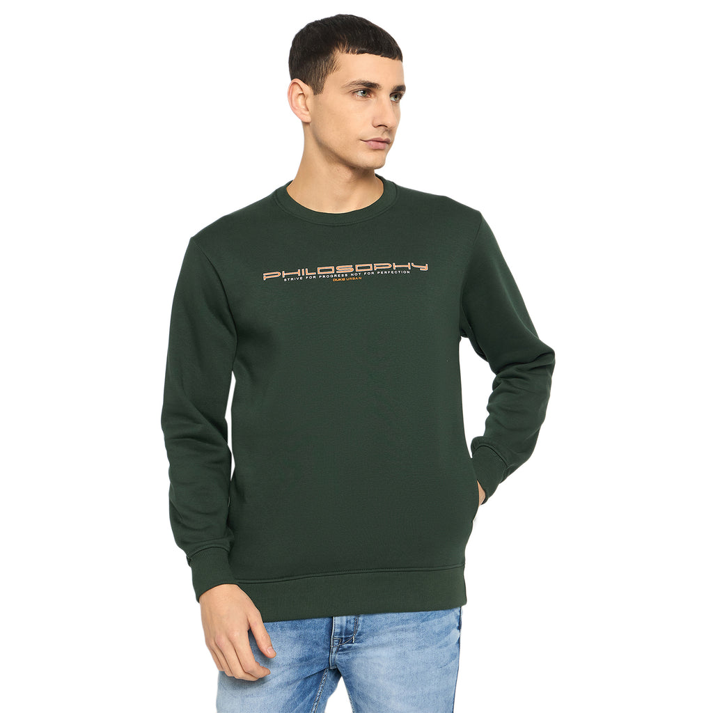 Duke Urban Men Solid Sweatshirt (LF6451)