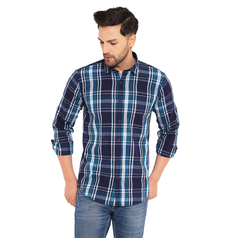 Duke Urban Men Full Sleeve Cotton Shirt (SD5CKR)