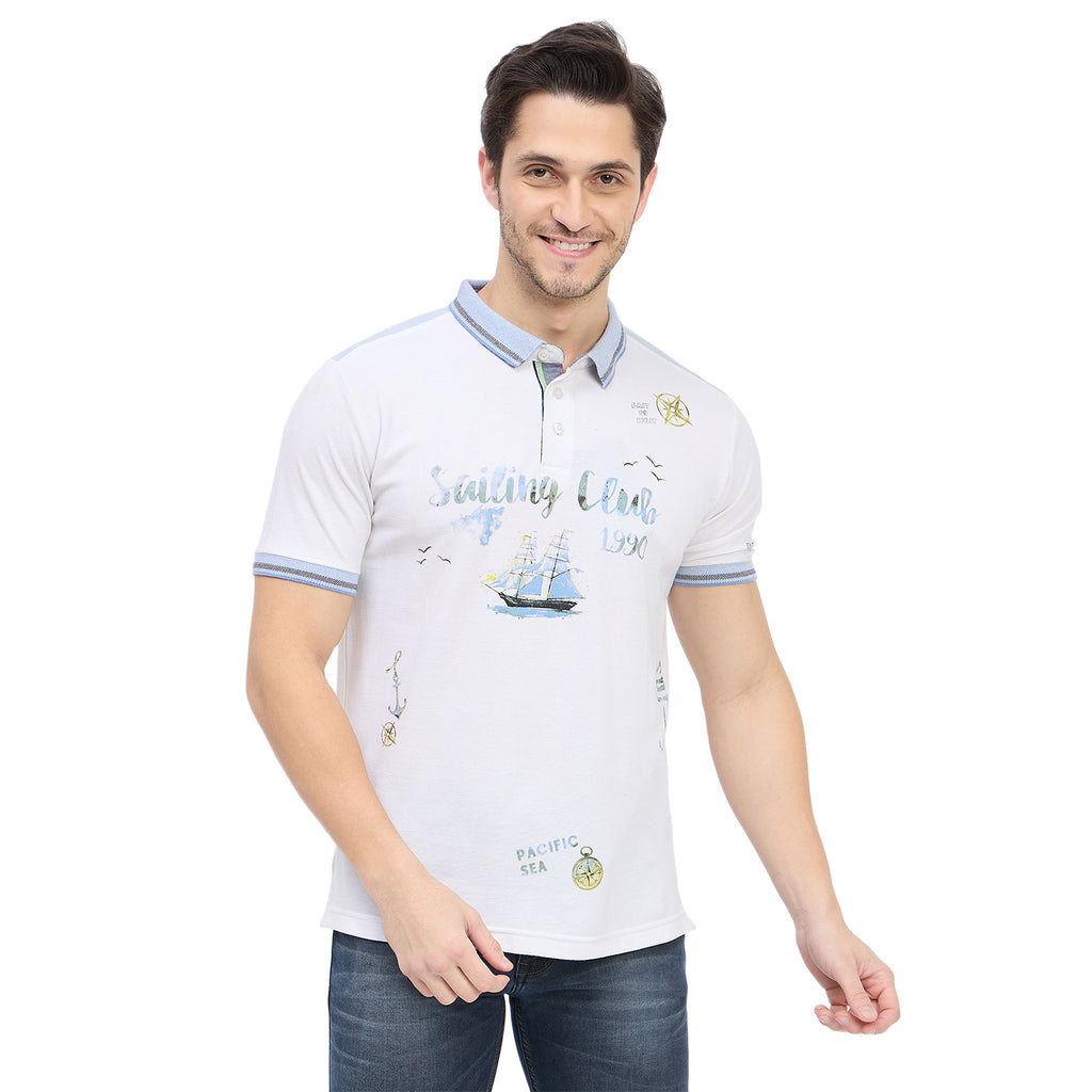 Duke Urban Men Half Sleeve Cotton T-shirt (LF7231)