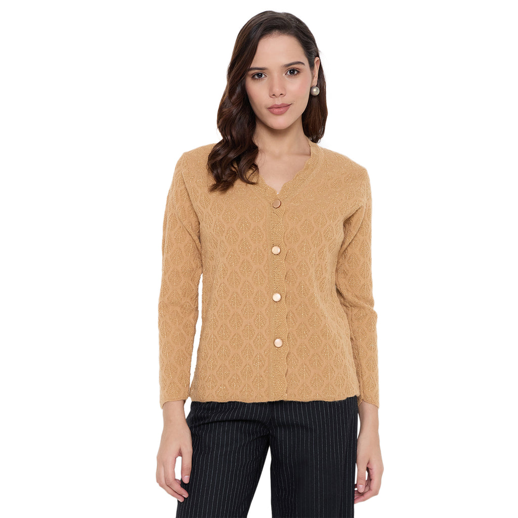 Duke Urban Women Full Sleeve Front Open Sweater (SDS1340)
