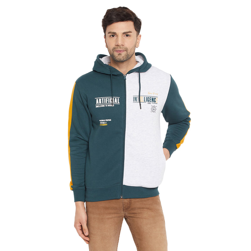 Duke Urban Men Hooded Zipper Sweatshirt (LF6309)